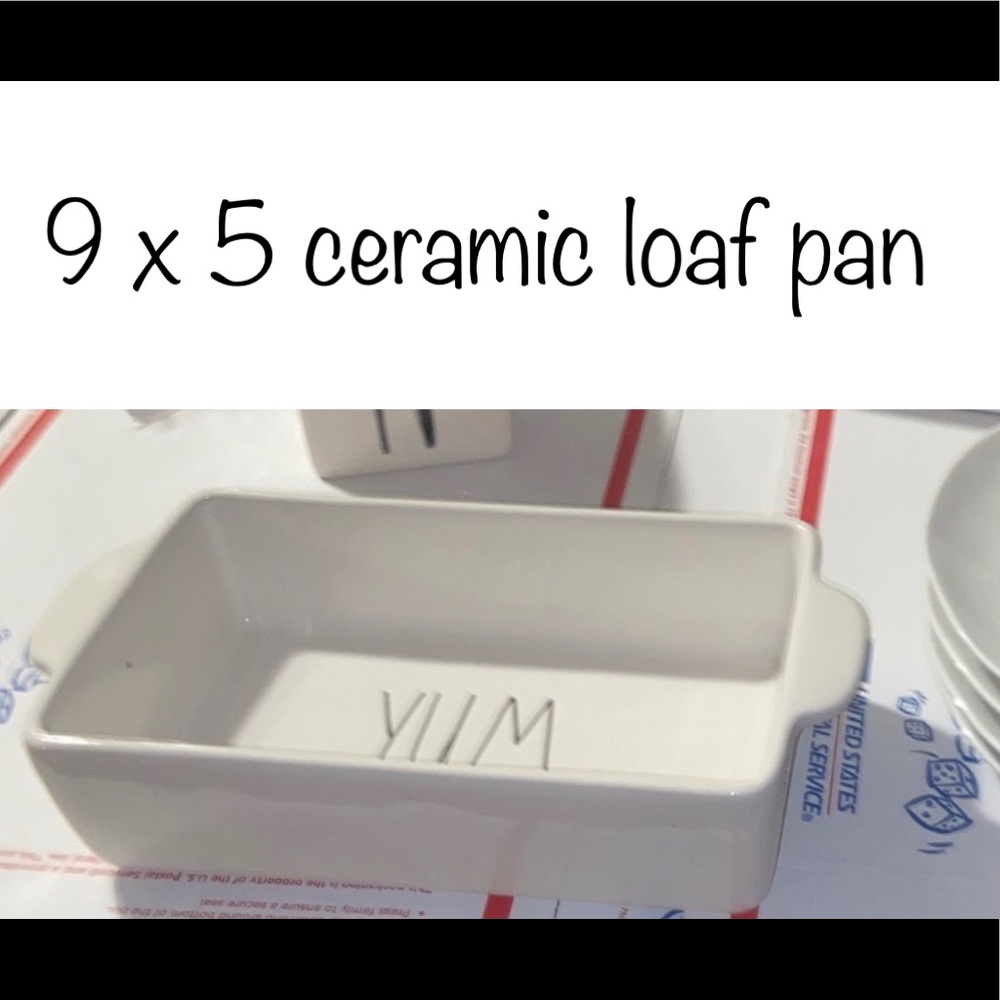 NWOT Rae Dunn Ceramic Baking Pan - Picture 2 of 5